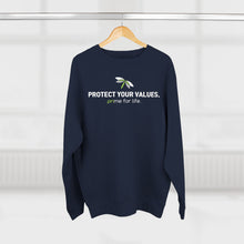 Load image into Gallery viewer, Protect Your Values - Unisex Crewneck Sweatshirt