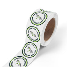 Load image into Gallery viewer, Protect Your Values - Round Sticker Label Rolls