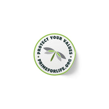 Load image into Gallery viewer, Protect Your Values - Round Sticker Label Rolls