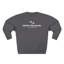 Load image into Gallery viewer, Protect Your Values - Unisex Crewneck Sweatshirt
