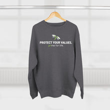 Load image into Gallery viewer, Protect Your Values - Unisex Crewneck Sweatshirt
