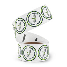 Load image into Gallery viewer, Protect Your Values - Round Sticker Label Rolls
