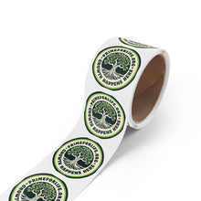 Load image into Gallery viewer, Growth Happens Here - Round Sticker Label Rolls
